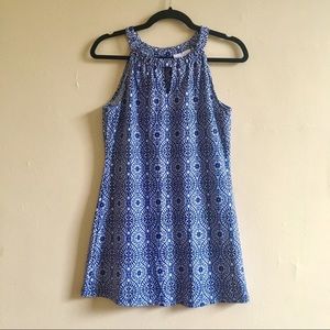 Jude Connally Lisa Dress in Navy Paisley PETITE